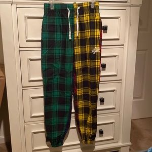DGK mismatch plaid pajama pant